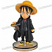 One Piece Figures Set with Display Base (6-Piece Set/Assorted)