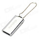 OURSPOP Compact Stainless Steel Push-Pull Style USB 2.0 Flash/Jump Drive (4GB)