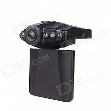 MZ 720P Wide Angle 6-LED Night Viewing Digital Car DVR Camcorder w/ Mini USB/SD (2.5" LCD)