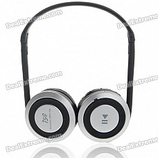 Sport MP3 Player + Bluetooth Headset w/ FM/TF - Black + Silver (15-Hour Talk/200-Hour Standby)