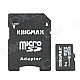 Genuine KingMax Micro SD/SDHC Card with SD Card Adapter (8GB/Class 10)