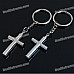 Unique Valentines' Zinc Alloy Whistle Keychains - Cross (Pair)