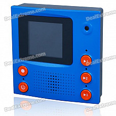 1.5" TFT LCD Video Memo Message Recorder with Magnet - Blue (2*AAA)