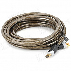 Premium Gold Plated 1440P HDMI V1.4 Male to Male Shielded Connection Cable (5M-Length)