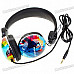 Kanen KM-550 PC/Laptop Headphone with Microphone (3.5mm Jack/1.2M Cable)