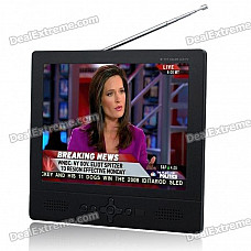 PL8006 Portable 8" Color LCD Monitor TV w/ YPbPr + VGA Input (47~870MHz)