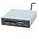 3.5" Front Chassis Bay Embedded SDHC MS/SD/MMC/TF/M2 Card Reader with 4-USB Port