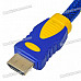 Gold Plated 1080P V1.4 HDMI Male to Male Shielded Connection Cable (2.8M-Length)