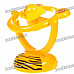 USB/3*AA Powered Cute Tiger Style 3-Blade Cooling Desk Fan - Yellow