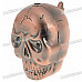 Novelty Scare Skull Style Butane Lighter with Terrible Sound Laughter & Red Flashing Eyes (3*LR41)