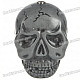 Novelty Scare Skull Style Butane Lighter with Terrible Sound Laughter & Red Flashing Eyes (3*LR41)