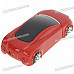 Car Shaped Butane Jet Torch Lighter with Flashing Light - Red + Black (3*LR41)