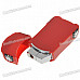 Car Shaped Butane Jet Torch Lighter with Flashing Light - Red + Black (3*LR41)