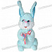 Funny Cute Singing Rabbit with Flapping Ears Shaking Plush Doll Toy - Color Assorted (4xAA)