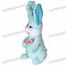 Funny Cute Singing Rabbit with Flapping Ears Shaking Plush Doll Toy - Color Assorted (4xAA)