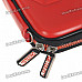 Stylish Protective Carrying Pouch with Hand Strap + Cleaning Cloth for Nintendo 3DS - Red