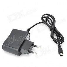 EU Type Travel Charger/Power Adapter for Nintendo 3DS - Black (100~250V)