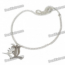 Death Note Stainless Steel Double L Style Necklace - Silver (30CM-Length)