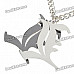 Death Note Stainless Steel Double L Style Necklace - Silver (30CM-Length)