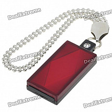 USB 2.0 Mini Diamond Style USB Flash/Jump Drive - Red (2GB)