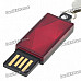 USB 2.0 Mini Diamond Style USB Flash/Jump Drive - Red (2GB)