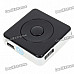 Stylish Mini USB Rechargeable MP3 Player - Black (Support 8GB TF Card)