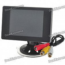 35B 3.5" TFT LCD Digital Monitor for Vehicle Parking Reverse Camera (960x240/12V DC)