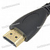 Gold Plated HDMI V1.4 A-Type Male to A-Type Male Connection Cable - Black (1.8M-Length)