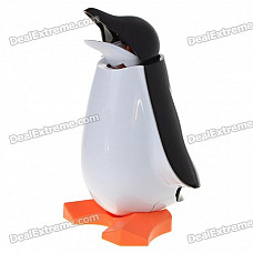 Lovely Dancing Penguin Money Coin Bank - Black + White (4 x AAA)