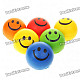 Smile Face Relax Stress Relief Balls Squeezable Toys - Color Assorted (6-Piece Pack)