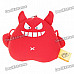 Mini Devil Figure Toy with Suction Cups - Black + Red (Pair)