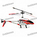 Rechargeable Wireless 3.5-CH Control Mini IR Helicopter Set - Silver + Orange