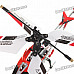 Rechargeable Wireless 3.5-CH Control Mini IR Helicopter Set - Silver + Orange