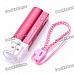 USB 2.0 Multi-in-One Mini SD/MMC/M2/MS/TF/SDHC Card Reader - Deep Pink (Max 32G)