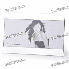 Fashion Simple Glass + Metal Photo Frame (For 15 x 10cm Photo)