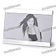 Fashion Simple Glass + Metal Photo Frame (For 18 x 13cm Photo)