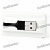 USB 2.0 SD/Micro SD/MS/M2 Card Reader - White