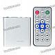 Mini 1080P Full HD Media Player with YPbPr/AV/Optical/HDMI/USB HOST/SD - Silver