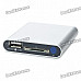 Mini 1080P Full HD Media Player with YPbPr/AV/Optical/HDMI/USB HOST/SD - Silver