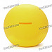 Smile Face Style Coin Bank - Yellow