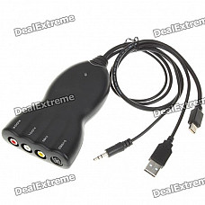 Mini DisplayPort to Composite Video and S-Video Converter (39CM-Length)