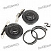 120W Dome Tweeter Component Speakers for Car Stereo Audio System (Pair)