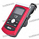 1.0" LCD Car MP3 Player FM Transmitter with Remote Controller/SD/USB Host (DC 12~24V)