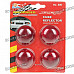 Safety Ball Shaped Reflective Warning Sticker for Vehicles - Red