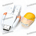 Cute Cartoon Robot Figure Style USB 2.0 Flash/Jump Drive - White (4GB)