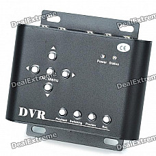 2-Channel Mini DVR Audio Video Recorder with SD Card Slot