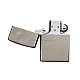 Metallic Oil Lighter with Matted Grey Color Design