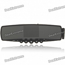 Bluetooth Handsfree Rearview Mirror + Rearview Camera + Parking Sensor/Radar Kit (DC 12~24V)