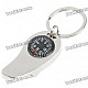 Compact 3-in-1 Alloy Compass + Opener + Keychain Kit Tool