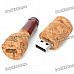 Wooden Red Wine Bottle Style USB 2.0 Flash/Jump Drive (1 GB)